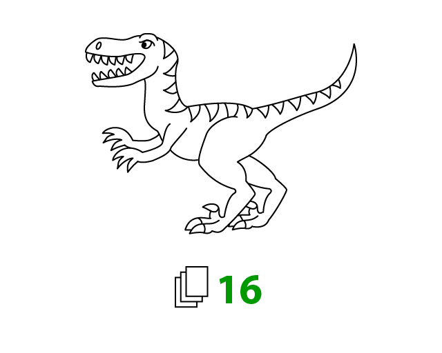 Dinosaur Adventures Creativity Pack | smART sketcher® 2.0 - Image 3